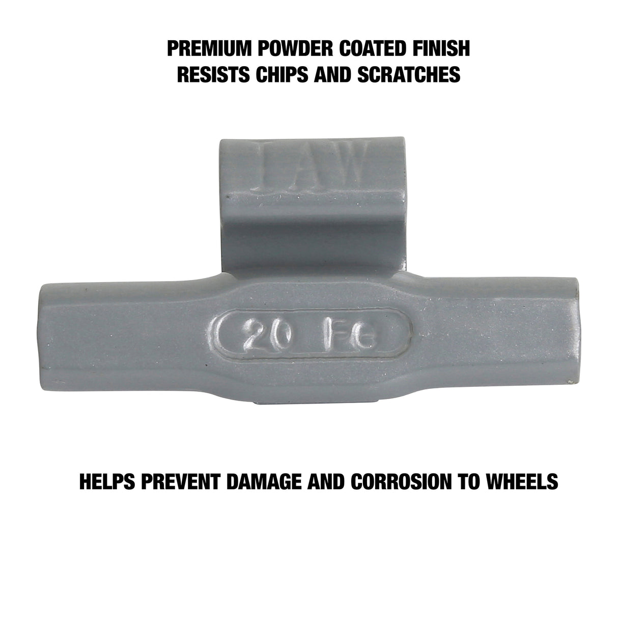 OEMTOOLS 23271 20 gm. IW Style Steel Wheel Weight - 1 Box of 25 Additional Image 3