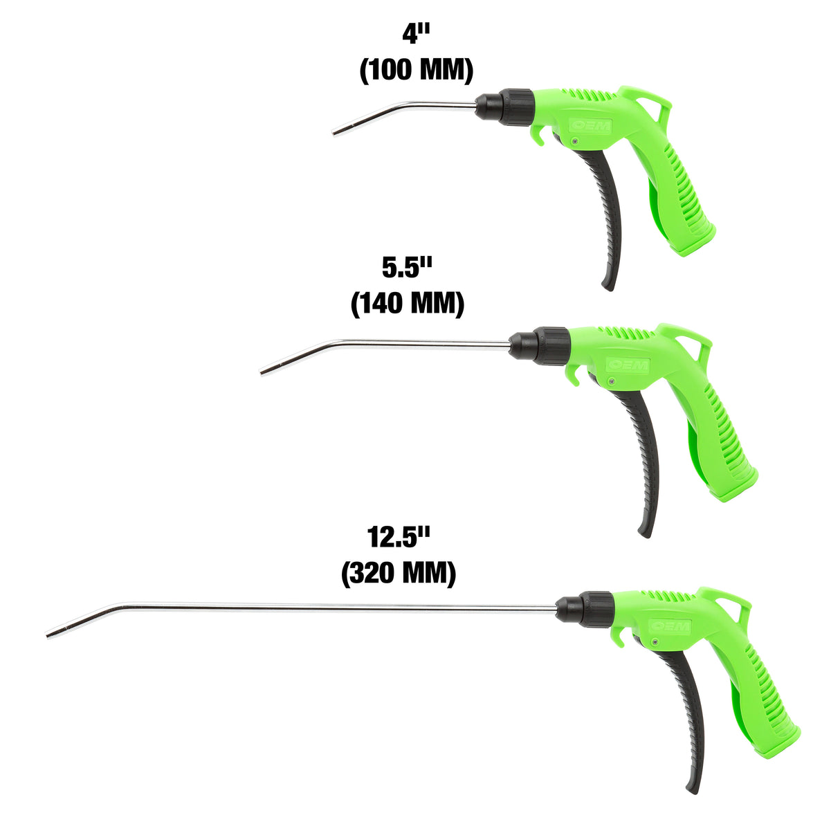 OEMTOOLS 24439 5-Piece Interchangeable Tip Air Blow Gun Additional Image 2