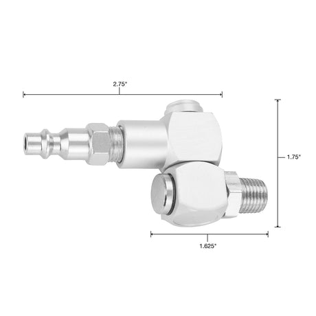 OEMTOOLS 24242 1/4in. Air Swivel Connector Additional Image 1