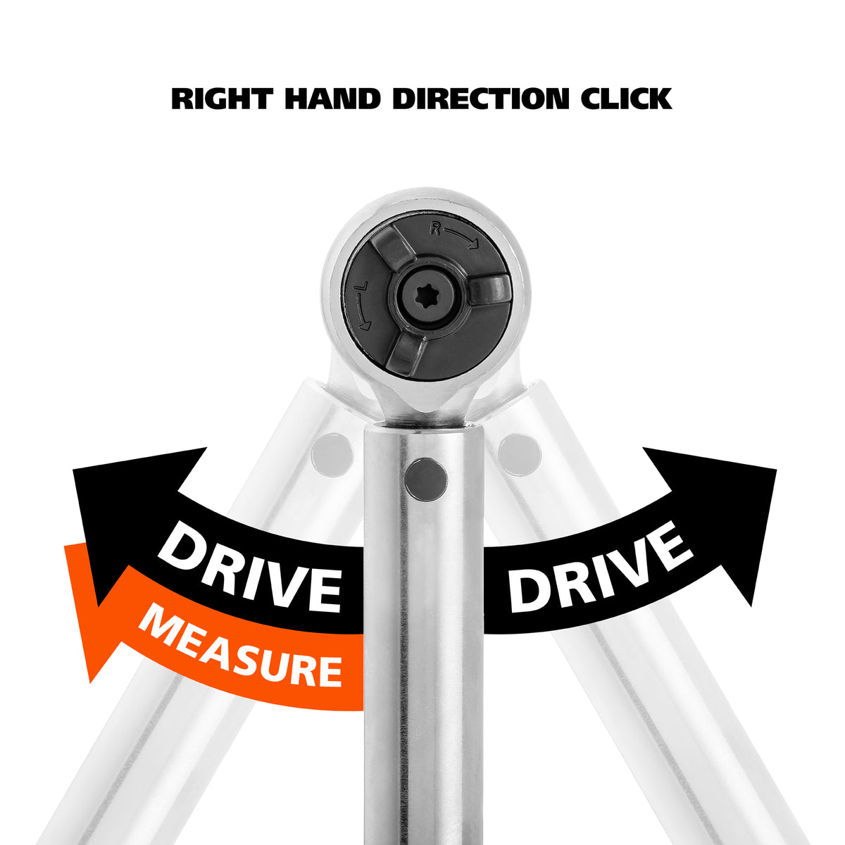 GreatNeck MATW1 3/8 Drive Click Style Torque Wrench (120-960 In/Lb.) Additional Image 6
