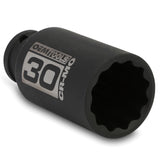 OEMTOOLS 24714 1/2in. Drive 12 Pt. Axle Nut Socket (30 mm) Main Image