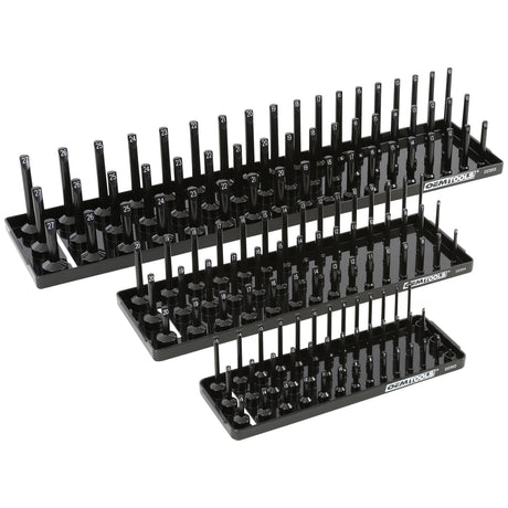OEMTOOLS 22338 3 Piece 3 Post Socket Tray Set – Metric Main Image
