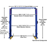 Atlas Equipment Platinum PVL10 10,000 Lb. 2-Post Lift Additional Image 7