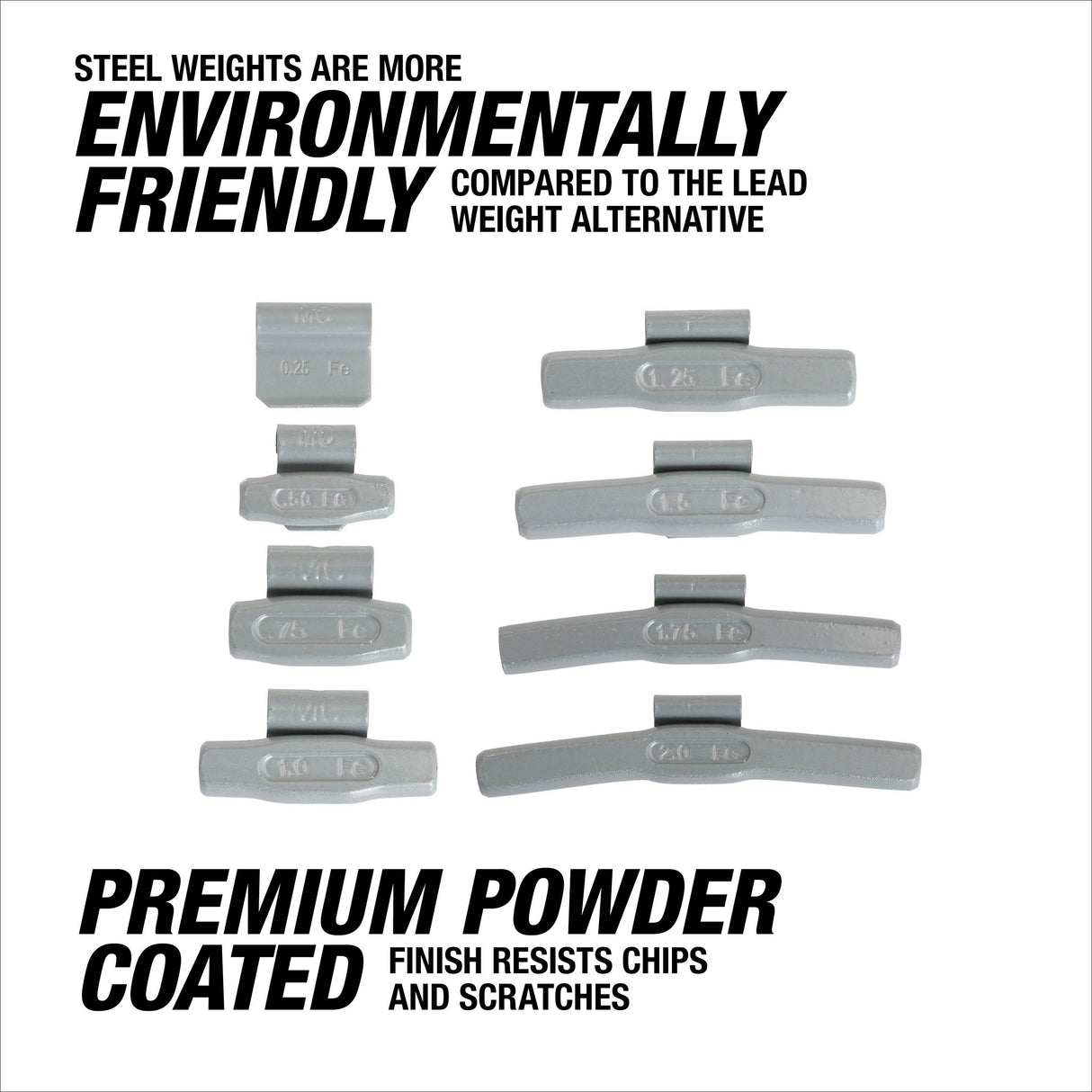 OEMTOOLS 68953A Complete Wheel Weight Kit with Floor Rack Additional Image 3