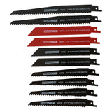 OEMTOOLS 26530 10-Piece Reciprocating Saw Blades Main Image