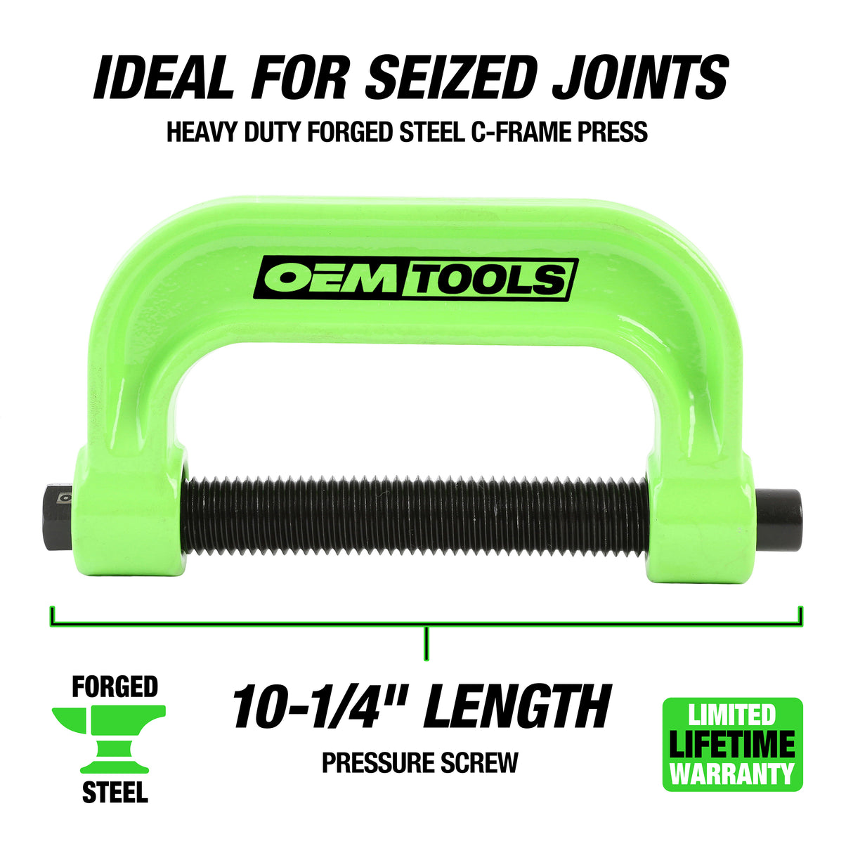 OEMTOOLS 37089 Ball Joint Press with 4WD Ball Joint Service Set Additional Image 5