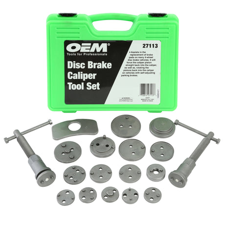 OEMTOOLS 27113 18-Piece Disc Caliper Set Main Image