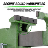 OEMTOOLS 24300 6in. Heavy-Duty Vise with Pipe Jaws Additional Image 2