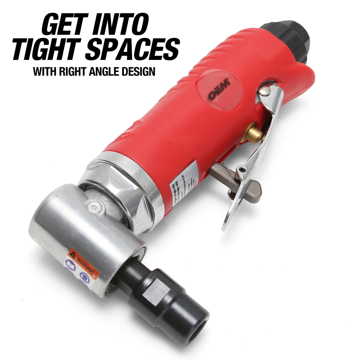 OEMTOOLS 25777 Right Angle Air Die Grinder Kit Additional Image 2