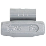 OEMTOOLS 23281 0.75 Oz. LH Style Steel Wheel Weight - 1 Box of 25 Main Image