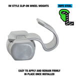 OEMTOOLS 23277 30 gm. IW Style Steel Wheel Weight - 1 Box of 25 Additional Image 2