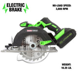 OEMTOOLS 24488 20V MAX* Li-ion 6-1/2in. Circular Saw Additional Image 3