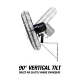 OEMTOOLS 34886 30 Inch Outdoor Oscillating Wall Mount Fan Additional Image 3