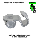 OEMTOOLS 23251 10 gm. EN Style Steel Wheel Weight- 1 Box of 25 Additional Image 2