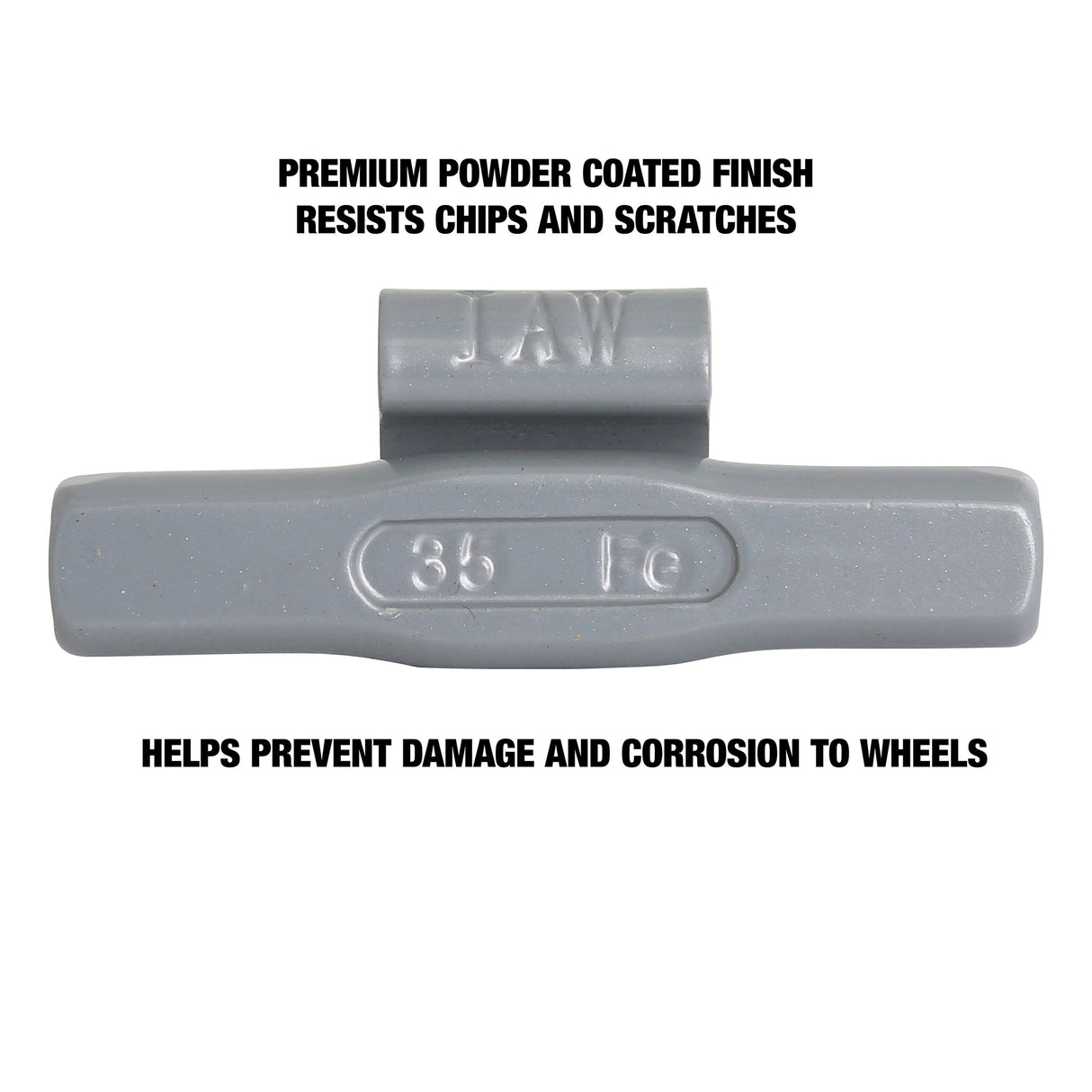 OEMTOOLS 23283 35 gm. IW Style Steel Wheel Weigh t- 1 Box of 25 Additional Image 3