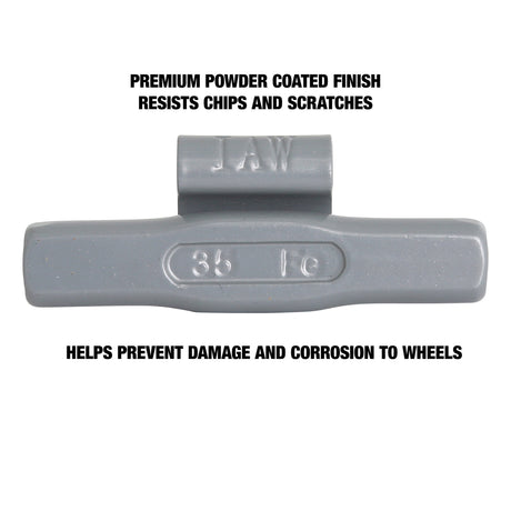 OEMTOOLS 23283 35 gm. IW Style Steel Wheel Weigh t- 1 Box of 25 Additional Image 3