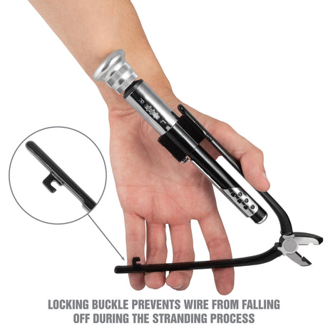 OEMTOOLS 22661 6 Inch Reversible Wire Twister Pliers with Wire Additional Image 5