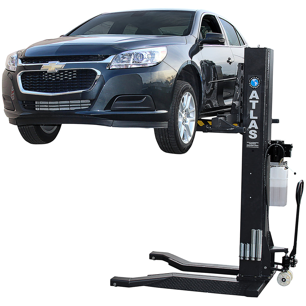 Atlas Automotive ATEXH-PSP-6000 6,000 Lb. Capacity Portable Single Post Lift Main Image