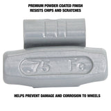 OEMTOOLS 23281 0.75 Oz. LH Style Steel Wheel Weight - 1 Box of 25 Additional Image 3