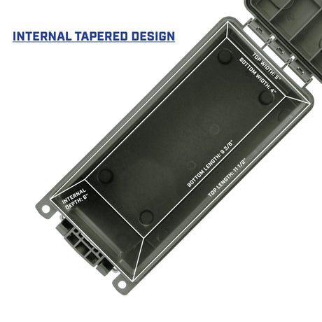Sheffield 12626 Field Box - OD Green, Made in the U.S.A. Additional Image 2