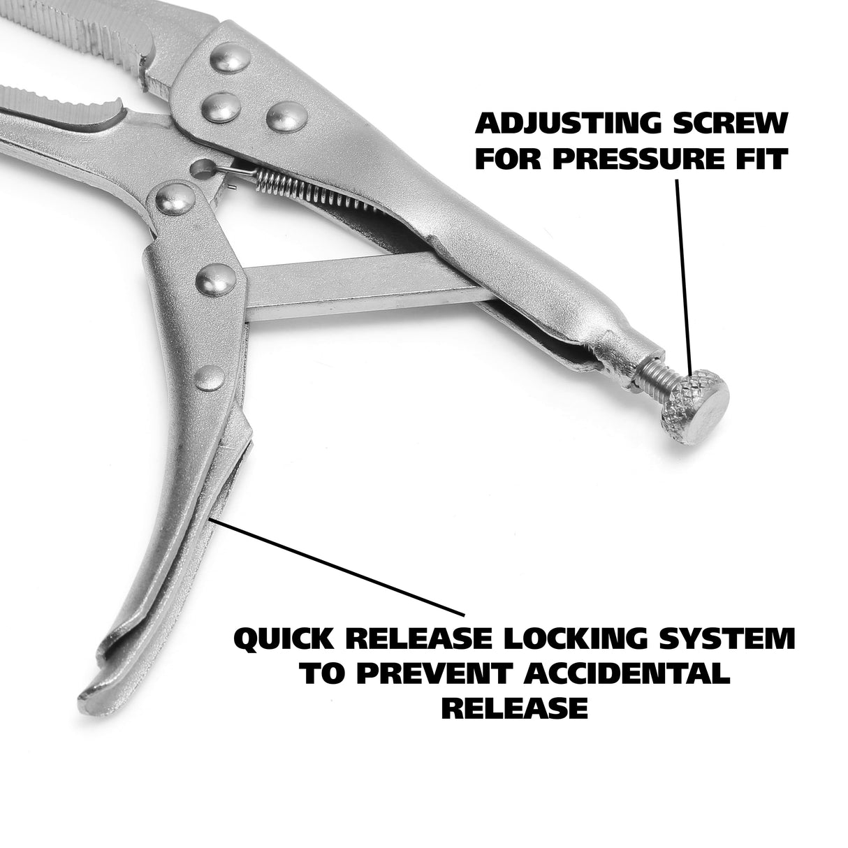 GreatNeck V65GC Long Nose Locking Pliers (6-1/2 Inch) Additional Image 4