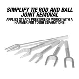 OEMTOOLS 37201 5 Piece Tie Rod/Ball Joint Separator Kit Additional Image 2