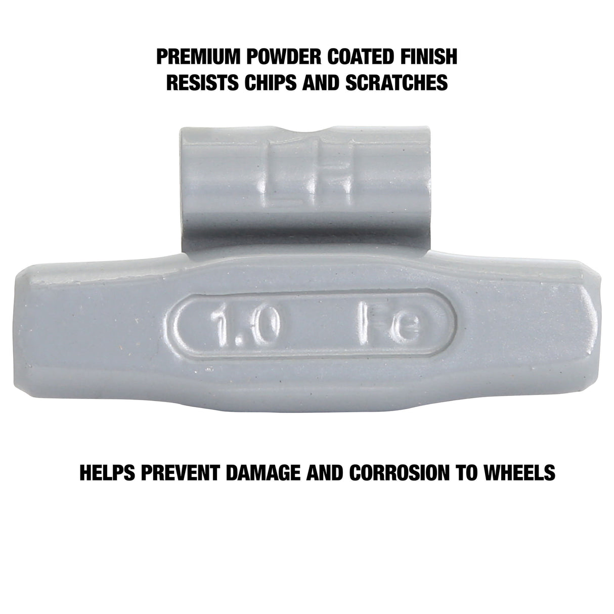 OEMTOOLS 23285 1.00 Oz. LH Style Steel Wheel Weight - 1 Box of 25 Additional Image 3