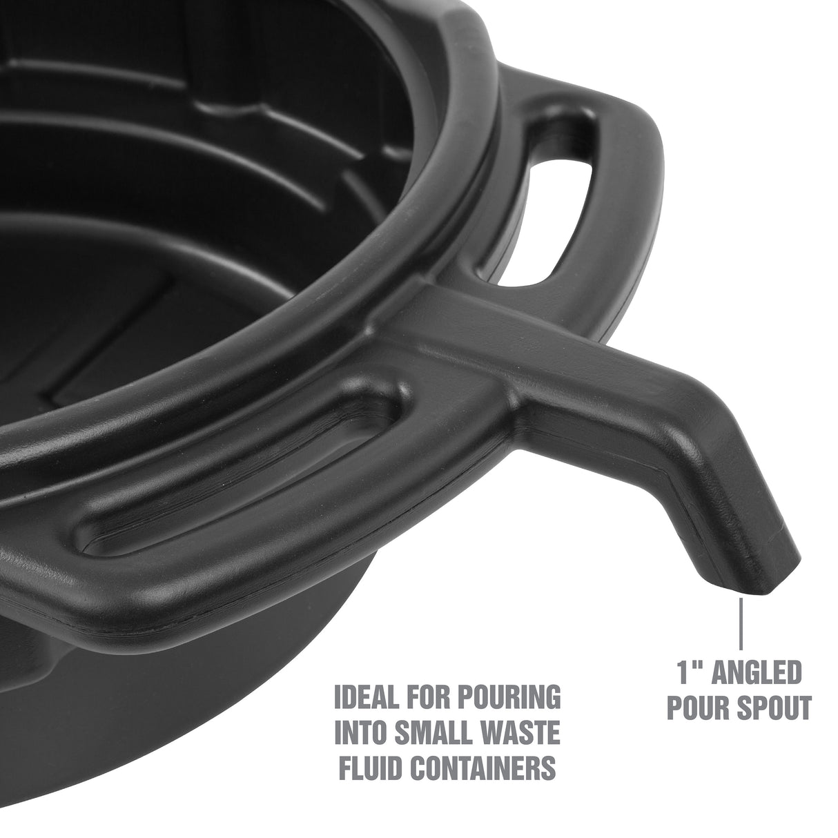 OEMTOOLS 87033 4 Gallon Oil Drain Pan - Black Additional Image 3