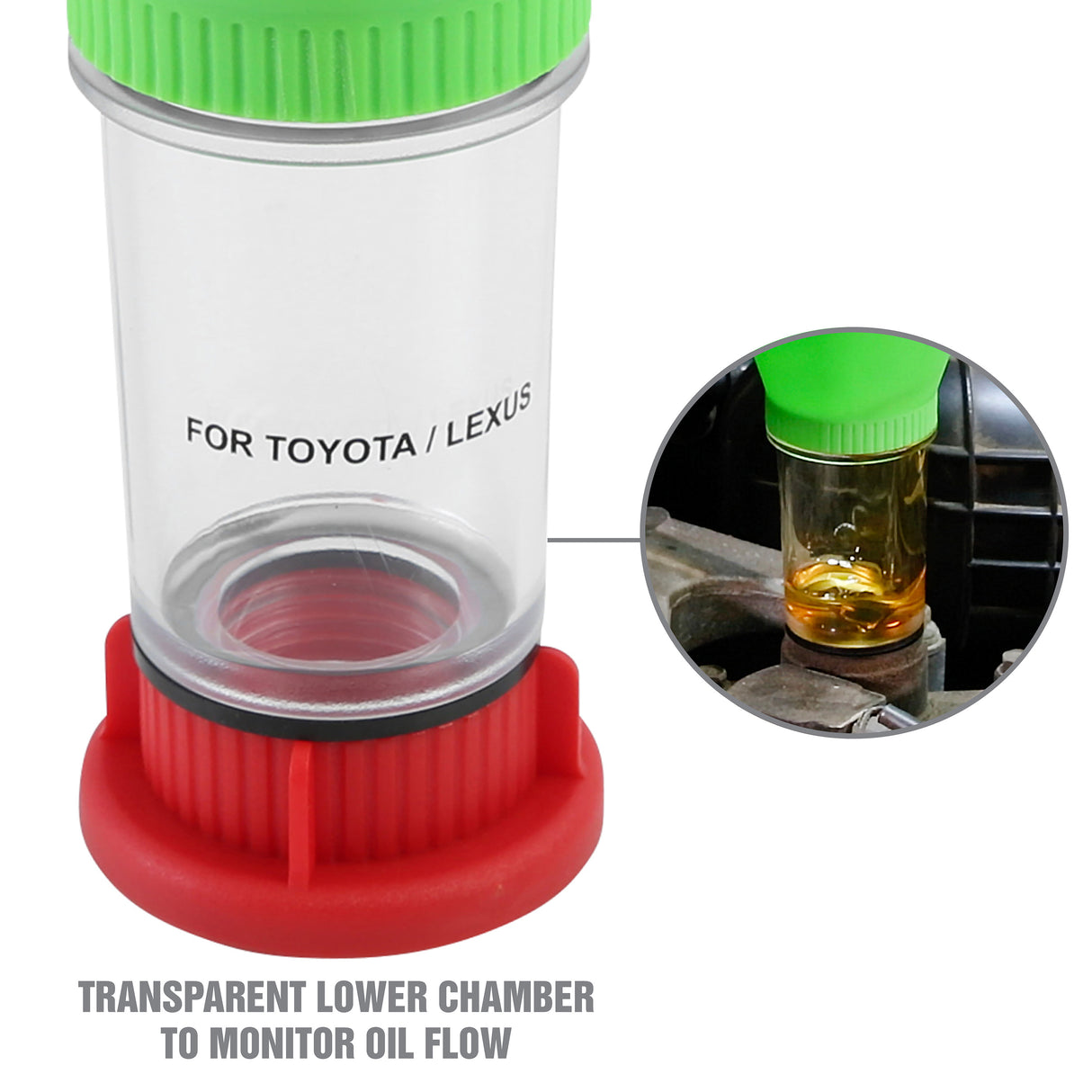 OEMTOOLS 87024 Direct Fit Oil Funnel for Toyota, Lexus, VW and Mercedes Additional Image 3