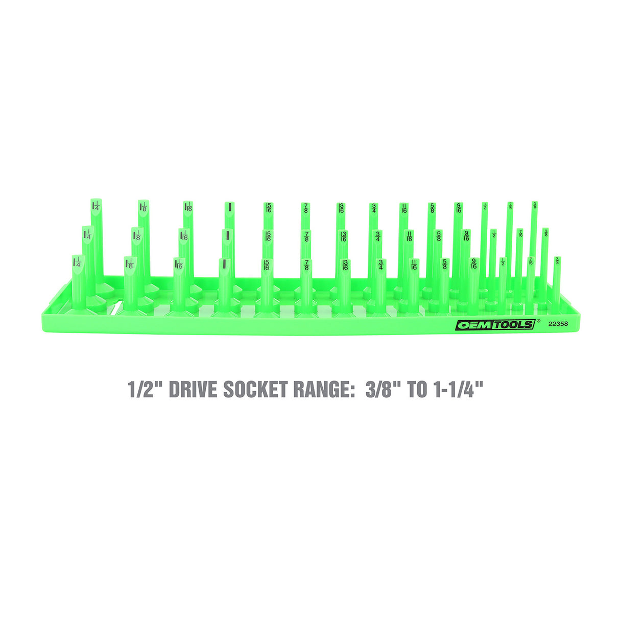 OEMTOOLS 22358 3 Post Socket Tray - 1/2in. Drive (SAE) Additional Image 2