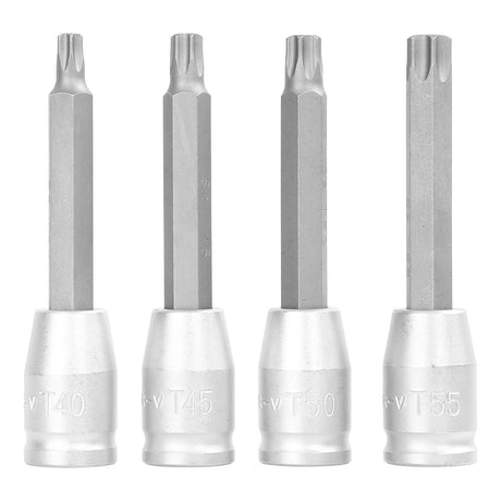 OEMTOOLS 25418 4 Piece Long Star Socket Set (3/8 Inch Drive) Main Image