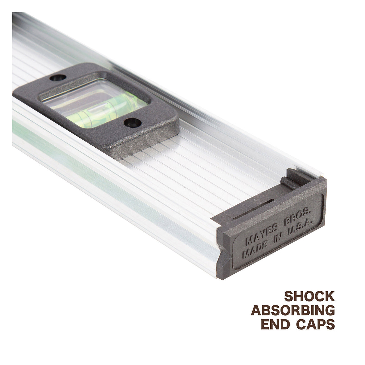 Mayes 10110 Aluminum I-Beam Level (18 Inch) Additional Image 2