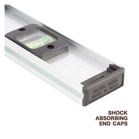 Mayes 10110 Aluminum I-Beam Level (18 Inch) Additional Image 2