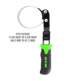 OEMTOOLS 25373 Swivel Oil Filter Wrench (2-3/8in. to 2-5/8in.) Additional Image 1