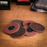 OEMTOOLS 22519 Twist Lock Surface Prep Discs 3in. Medium (25 Pack) Additional Image 10