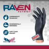 SAS 66482 Raven Patriot Nitrile Gloves - Medium (10 Boxes of 100) Additional Image 1