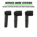 OEMTOOLS 26261 Power Steering and Brake Bleed Adapter Kit Additional Image 2