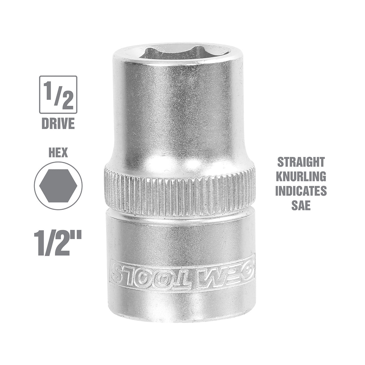 OEMTOOLS 22360  1/2 Inch Drive Socket (1/2in.) Additional Image 1