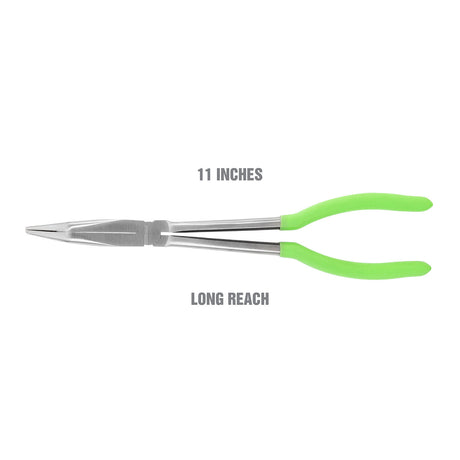 OEMTOOLS 22622 11 Inch Long Reach 45° Long Nose Pliers Additional Image 1