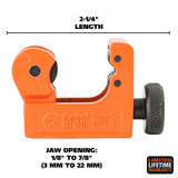 GreatNeck TCM Miniature Tubing Cutter Additional Image 1