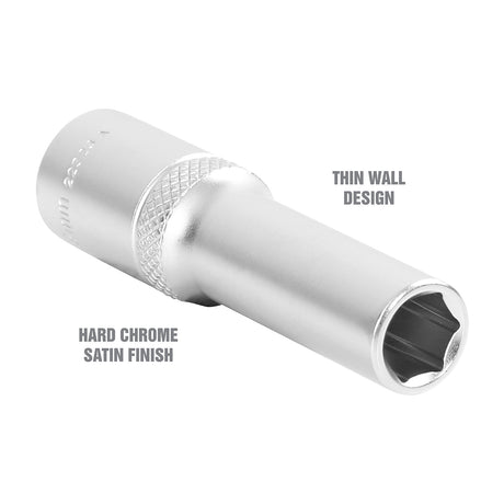 OEMTOOLS 22323 9 mm 3/8 Inch Drive Deep Socket Additional Image 2