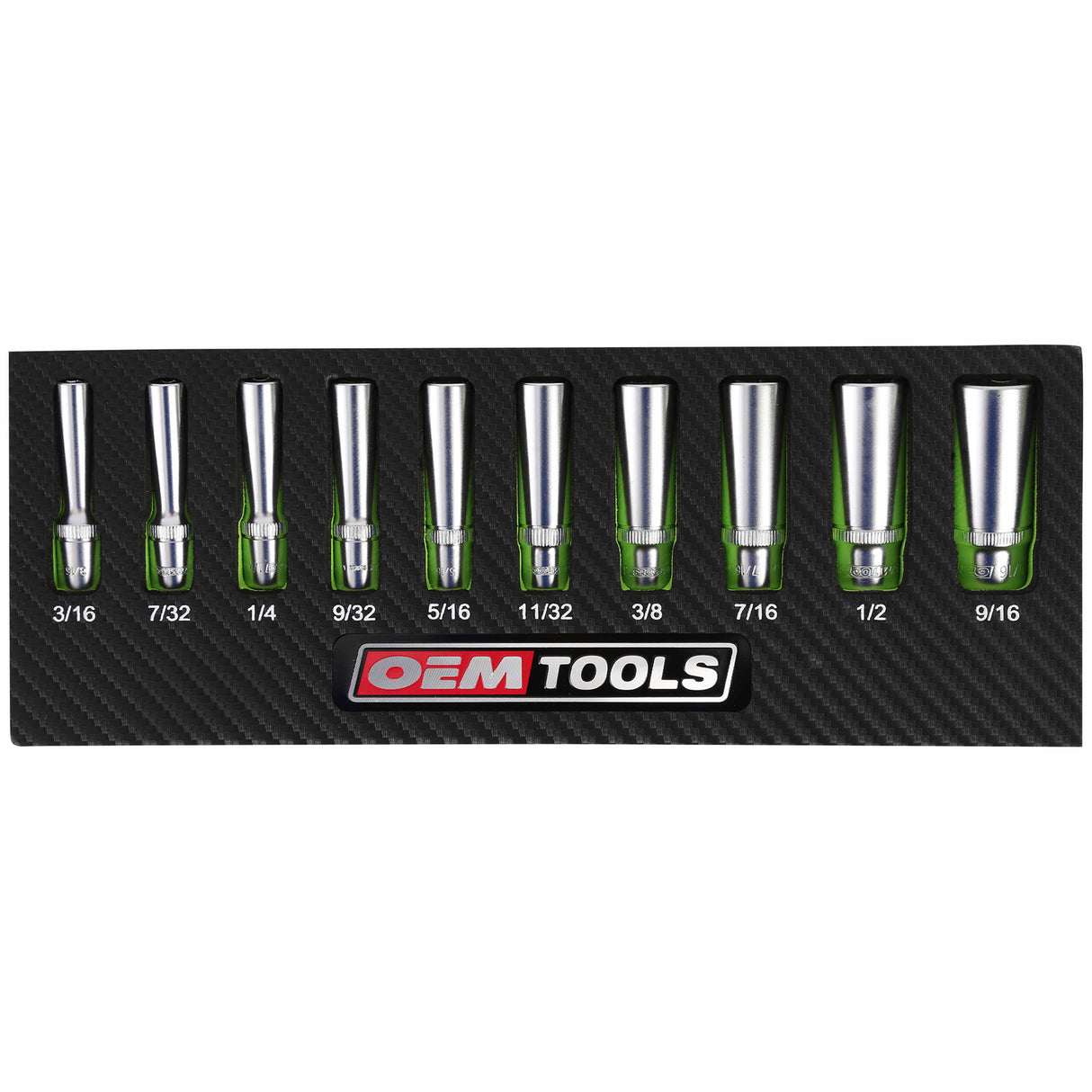 OEMTOOLS 23985 10 Piece 1/4in. Drive Deep Socket Set (SAE) Additional Image 5