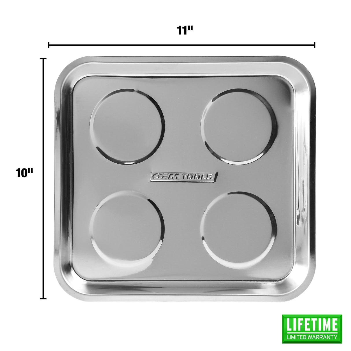 OEMTOOLS 25119 10in. x 11in. Square Magnetic Tray Additional Image 1