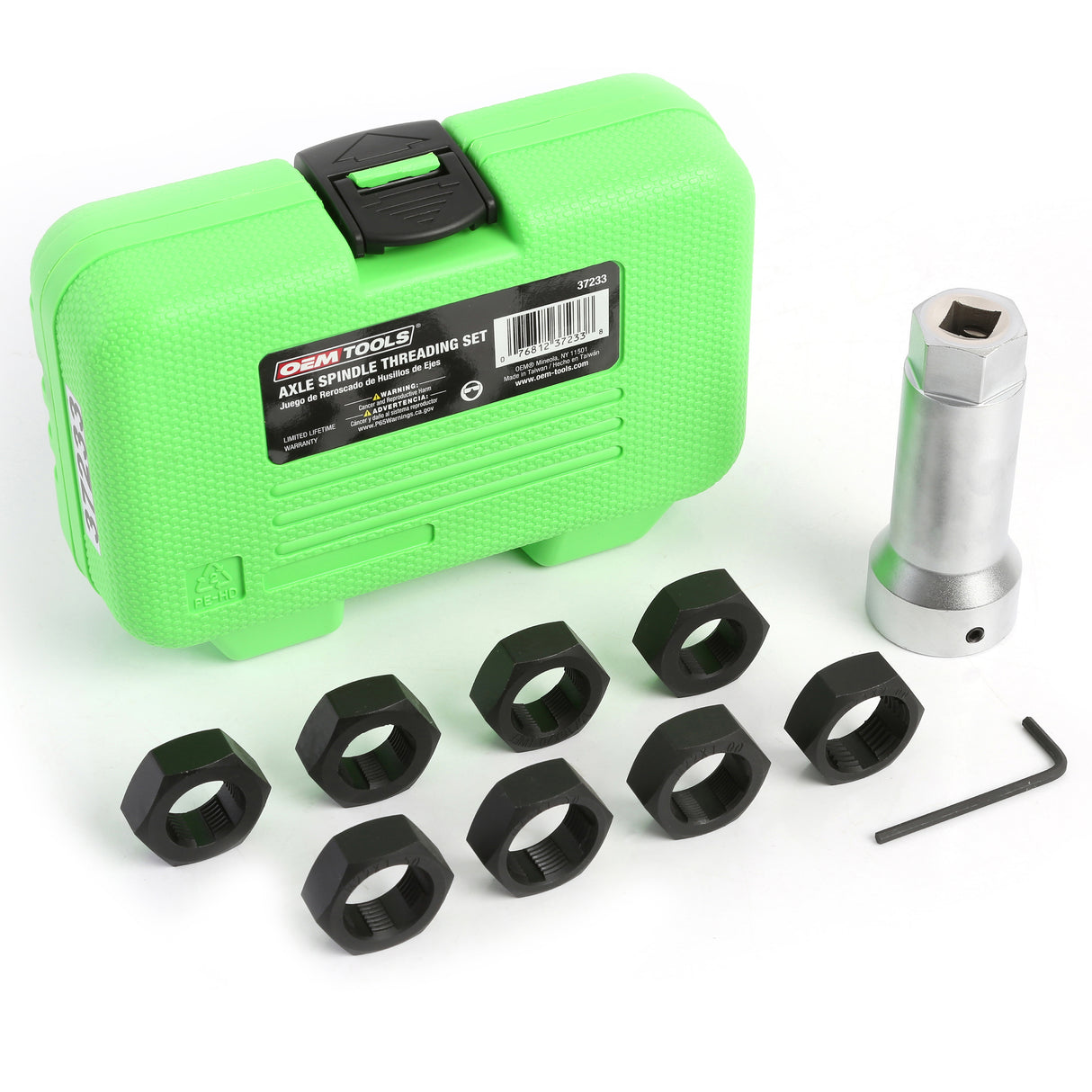 OEMTOOLS 37233 Axle Spindle Threading Set Main Image