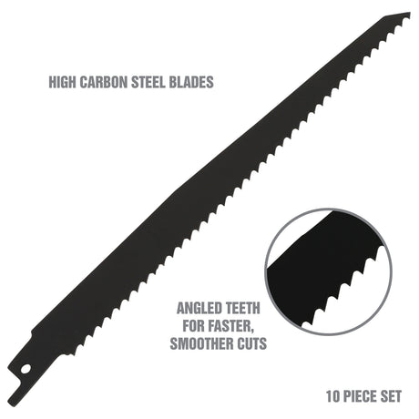 OEMTOOLS 26530 10-Piece Reciprocating Saw Blades Additional Image 2