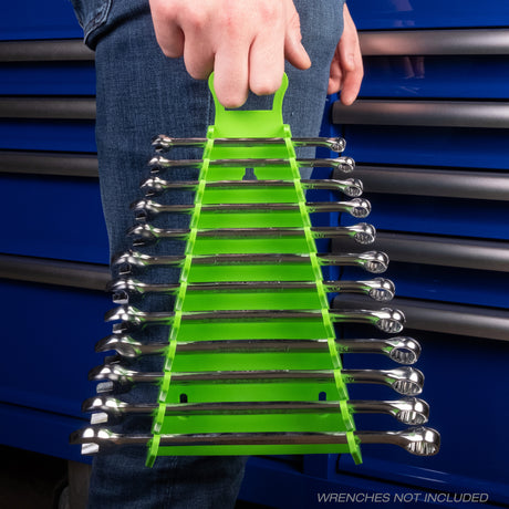 OEMTools 23106 Reverse Wrench Organizer with Handle - Green Additional Image 7