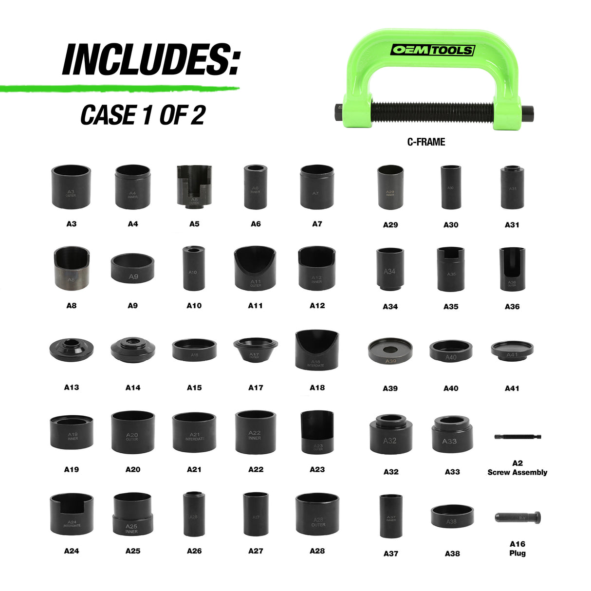 OEMTOOLS 37388 Master Ball Joint Service Kit Additional Image 1