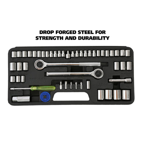 GreatNeck SCS52 Multi-Drive Socket and Ratchet Set Additional Image 2