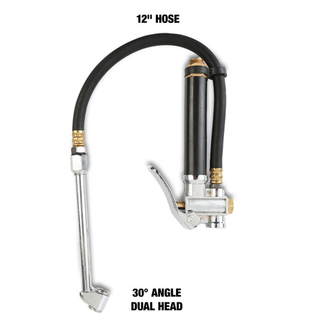 OEMTOOLS 25835 Dual Foot Tire Inflator with Gauge Additional Image 1