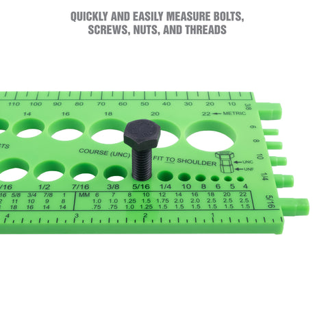 OEMTOOLS 26691 Nut Bolt Thread Gauge Additional Image 2
